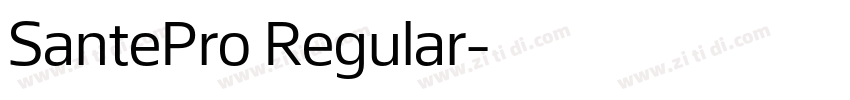 SantePro Regular字体转换